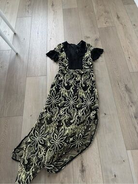 French connection embroidered dress